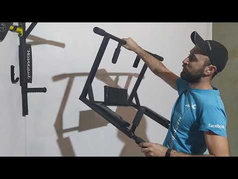 Турник брусья 4 в 1 (3 в 1) Workout домашний разборный настенный (на стену) с рамкой в комплекте СР% - фото 1 - id-p1467403746