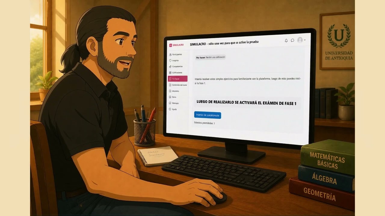 Tutorial ingreso plataforma UdeA Olimpiadas 2026