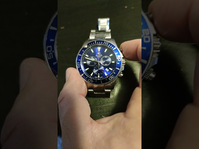 Vídeo relacionado con Jaguar Reloj Modelo J878/1 de la colección ACAMAR, Caja de 44 mm Plata con Correa de Piel marrón para Caballero