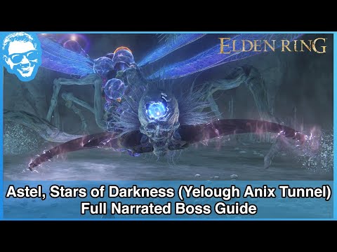 Astel, Stars of Darkness (Yelough Anix Tunnel) - Full Narrated Boss Guide - Elden Ring [4k HDR]