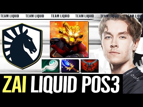 🔥 LIQUID ZAI New Team POS3 Core Goodbye SECRET — Axe Signature Offlane Hero Dota 2 Pro