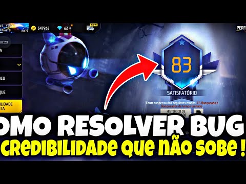 CREDIBILIDADE DO FREE FIRE NÃO SOBE COMO RESOLVER COMO AUMENTAR COMO VOLTAR JOGAR CS RANKEADO E RANK