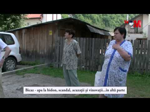 Bicaz. Apă cu bidonul, scandal si acuzatii. Vinovatii sunt in alta parte.