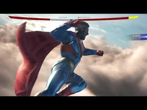 Injustice 2 - Chapter 11 The World's Finest: Superman vs Docr Fate Fight Gameplay Sequence