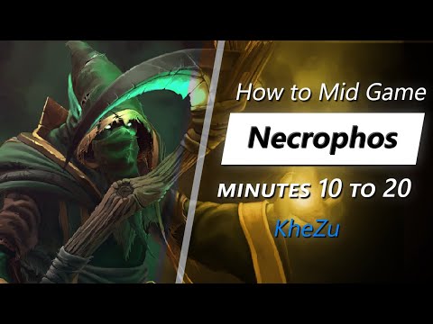 KheZu mid game Necrophos | Minute 10 to 20