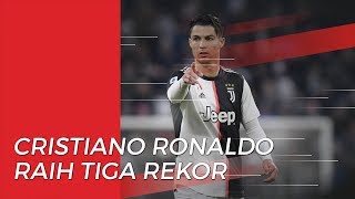 Cetak Hattrick saat Lawan Cagliari, Cristiano Ronaldo Raih Tiga Rekor