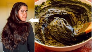 How I cover my grey hair naturally | Natural brown hair dye (step-by-step tutorial)