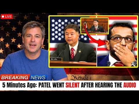 5 minutes ago: Ted Lieu Played the AUDIO That Made Kash Patel Go Silent on Epstein Files