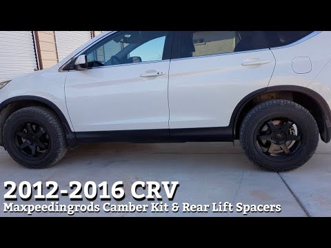Rear Lift Spacers & Camber Kit Install Replacement - 2012-2016 Honda CRV (Maxpeedingrods)