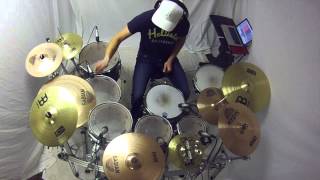 Hinder - We Wish You a Merry Christmas - Drum Cover by Collin Rayner