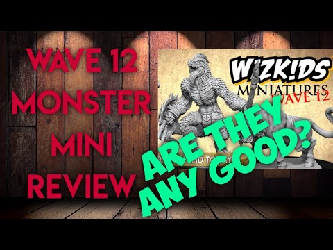 #wizkids #d&d #tabletopdungoneers #miniatures Wizkids monster miniature review and comparison.