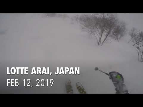 Powder day at Lotte Arai/Myoko Kogen Japan