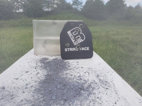 Battle Steel LVL IV 10x12 Ballistic Plate Test