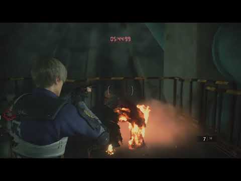 Super Tyrant Frugalist Run (No Healing Items) on Assisted - RESIDENT EVIL 2