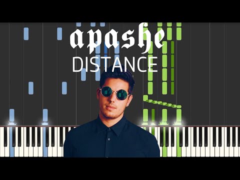 Apashe - Distance (Synthesia Tutorial & Sheet Music)