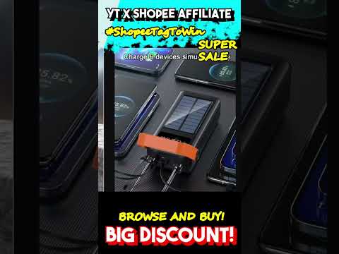 PHLIPS Original 300000mAh powerbank Outdoor| #shopeetagtowin #ShopeeTagToWin