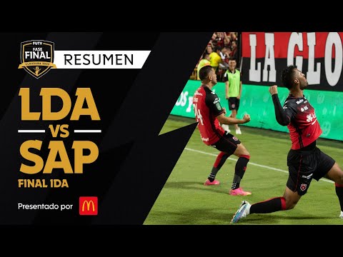 Summary of the Alajuelense (3) vs Saprissa (0) game / Clausura 2023 / First Leg Final