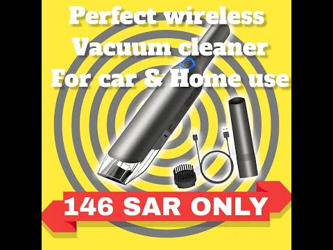 💨 DOVAC Cordless Vacuum Cleaner 🔋 Compact, Rechargeable & Powerful Suction for Home 🏡 & Car 🚗