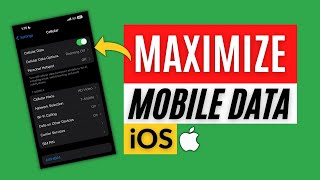 MAXIMIZE iPhone 5G Mobile Data - Understanding iOS Cellular Settings
