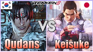Tekken 8  ▰  Qudans (#1 Devil Jin) Vs Keisuke (#1 Kazuya) ▰ Ranked Matches!