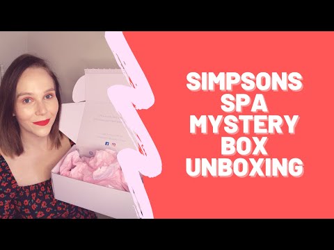SIMPSON SPA MYSTERY BOX UNBOXING | SUPPORTING A LOCAL BUSINESS