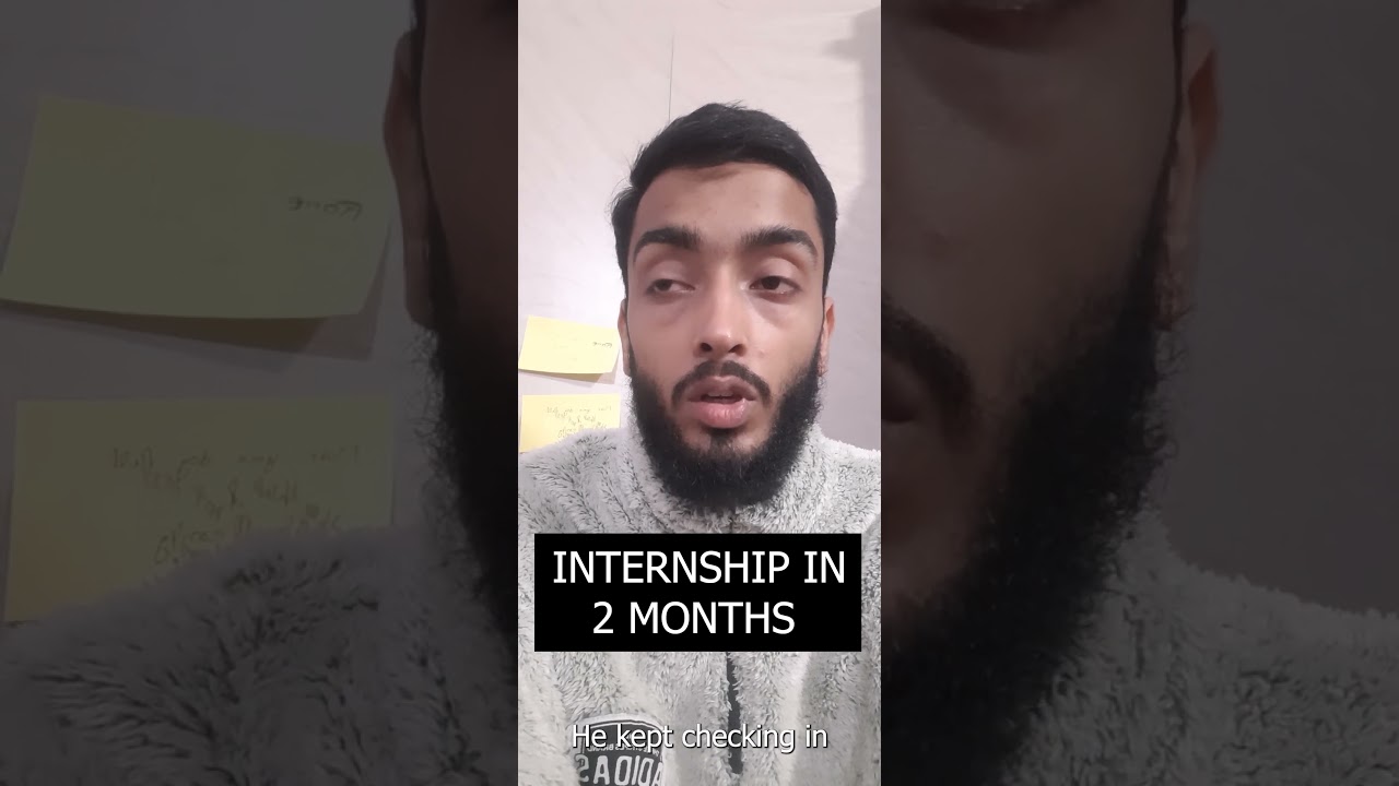 Got A Backend Internship In 2 Months