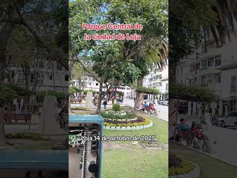 Parque Central de la ciudad de #Loja. #milindoecuador #viajes