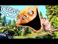 Hungry Worm Roblox In 360 Video VR 8K Roblox Slap Tower Hungry Snake