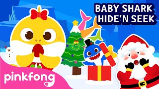 Christmas Sharks Hide&#39;n Seek | Christmas Story | Christmas Song | Pinkfong Songs for Children