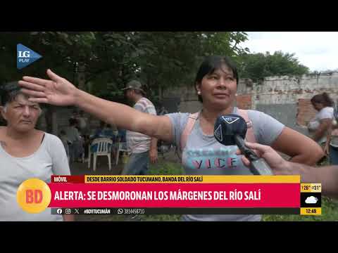 Alerta en Banda del Río Salí: "el río ya se llevó más de 15 casas"