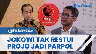 Jelang Kongres, Jokowi Tak Restui dan Larang Projo Jadi Partai Politik meski Relawannya 'Ngebet'