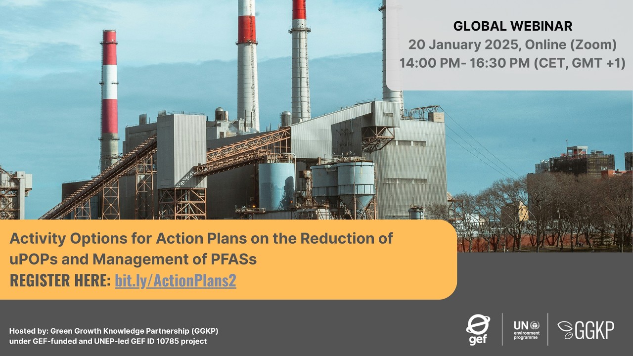 Plans d’action pour la réduction des POP non intentionnels (POPni) et la gestion des PFAS