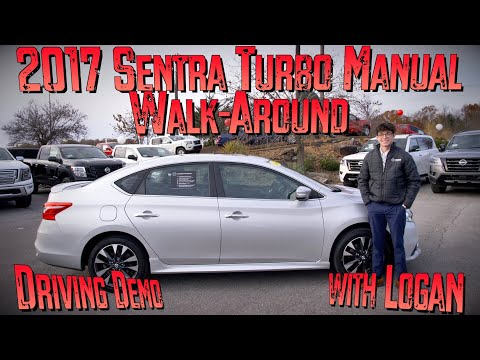 2017 Nissan Sentra SR Turbo Manual Walk-Around & Driving Demo w/ Logan