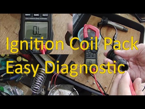 Testing ignition coil pack with multimeter - this is how it's done
