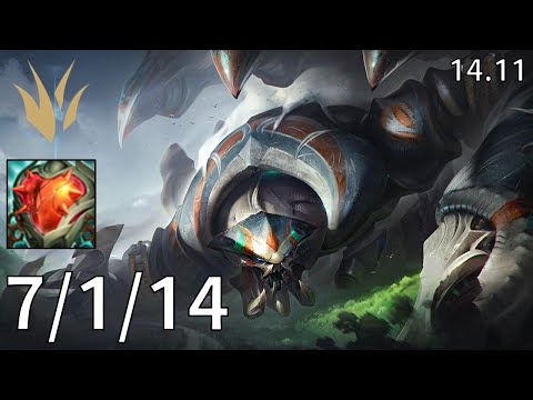 Skarner Jungle vs Kha'Zix - EUW Master | Patch 14.11