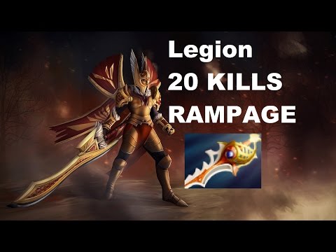 Dota 2 Highlights Legion 20 Kills 1000 DMG Rapier