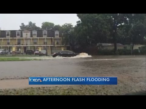 Roads flood as storms roll across Travis & Williamson Counties