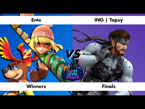 Lost Level Smash 1 Winners Final Tapsy (Snake) vs Ente (Min Min, Banjo) Smash Ultimate - SSBU