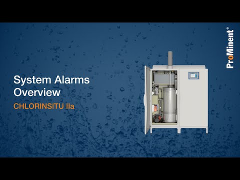 System Alarms Overview | CHLORINSITU IIa