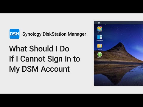Was soll ich tun, wenn ich mich nicht bei meinem DSM-Konto anmelden kann | Synology