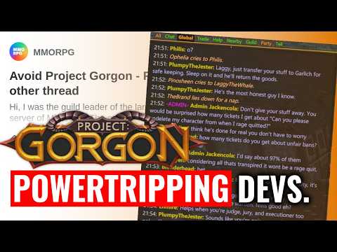 Project Gorgon Review Bombed After Admin Power Trip - Video