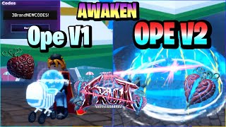 How to AWAKEN/GET OPE V2 FRUIT + NEW Codes (Control Fruit) in Fruit Battlegrounds