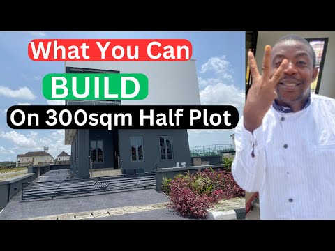 What you can Build on 300sqm half plot of Land| 4 bedroom duplex + Penthouse
