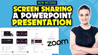 How to share powerpoint on zoom 2024 | Screen sharing a PowerPoint presentation