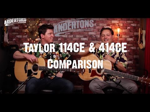 Acoustic Paradiso - Taylor 114CE & 414CE Comparison