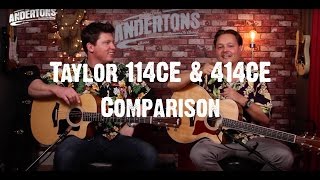 Video thumbnail for Acoustic Paradiso - Taylor 114CE & 414CE Comparison by Andertons Music Co
