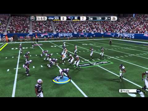Madden 15』ゲームプレイ（PS4/Xbox One） シーホークス対ペイトリオッツ AT ジレットスタジアム (Madden 15 Gameplay (PS4/Xbox One) Seahawks vs. Patriots AT Gillette Stadium)