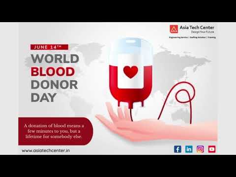 WORLD BLOOD DONOR DAY | Our Contribution To The Society | @asiatechcenter