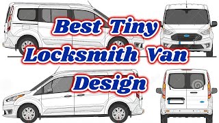 Locksmith Van Mobile Setup (Walkthrough) | 2022 Ford Transit Connect