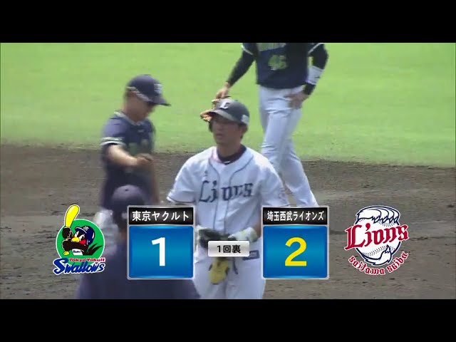 【ファーム】ライオンズ・坂田が逆転タイムリー2ベースヒットを放つ!! 2017/7/9 L-S(ファーム)